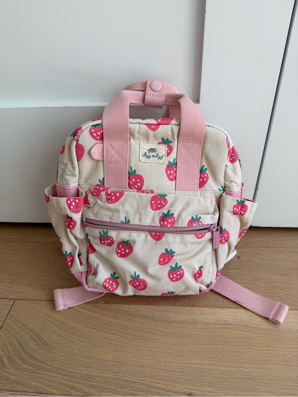 Itzy Ritzy Toddler Strawberry Backpack NEW